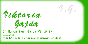 viktoria gajda business card