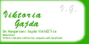 viktoria gajda business card